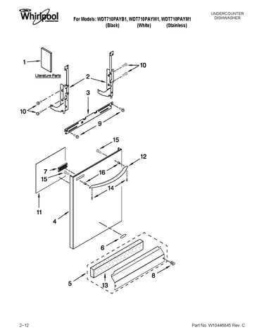 Door and panel parts