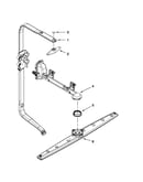Upper wash and rinse parts