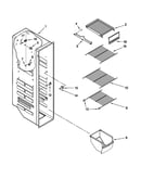 Freezer liner parts