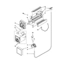 Whirlpool ED5PVEXWS08 icemaker parts diagram