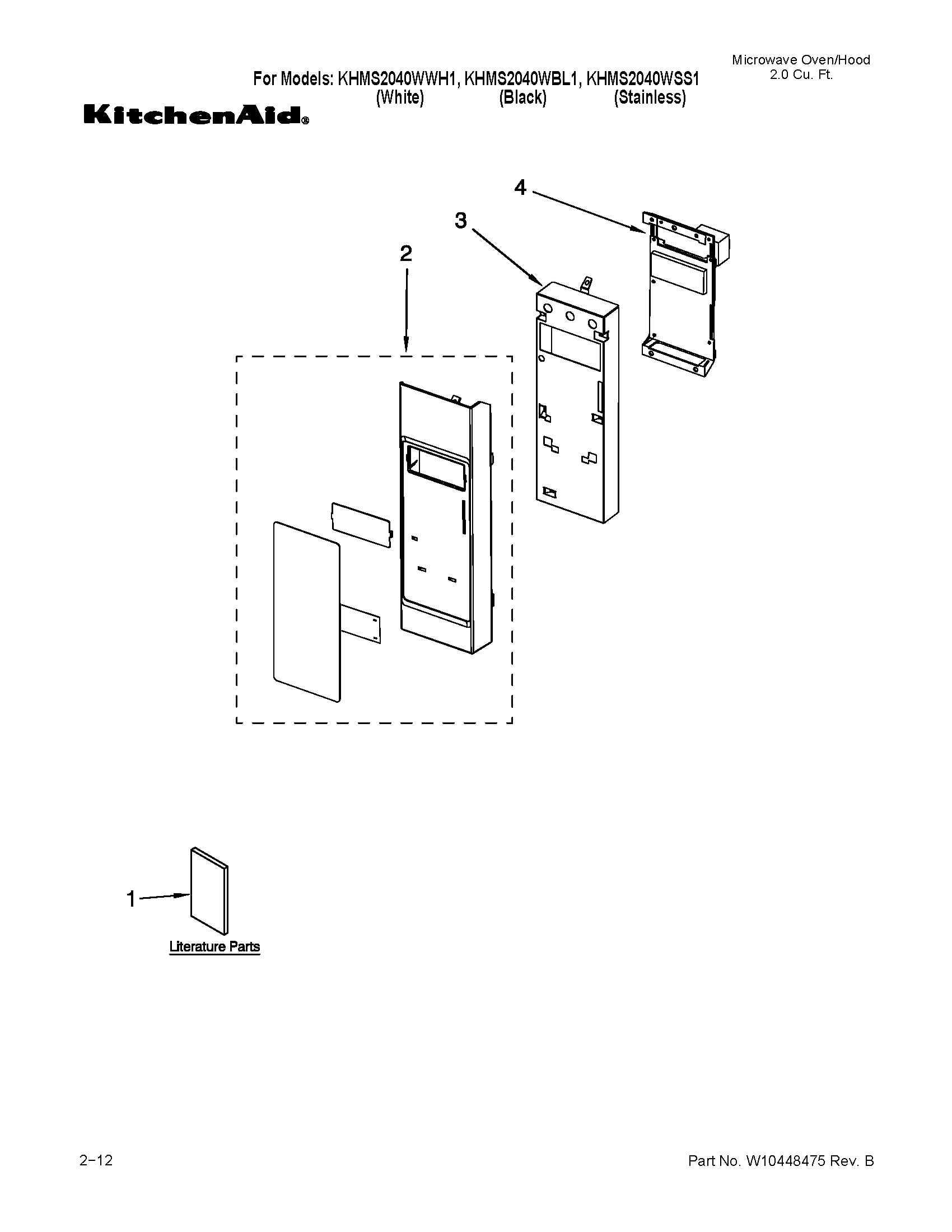 Control panel parts