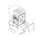 Whirlpool WDT710PAYM2 tub and frame parts diagram