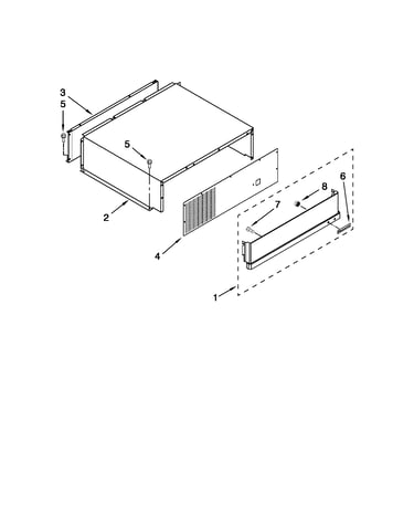 Top grille and unit cover parts