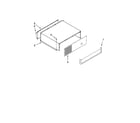 KitchenAid KBLO36FTX05 top grille and unit cover parts diagram