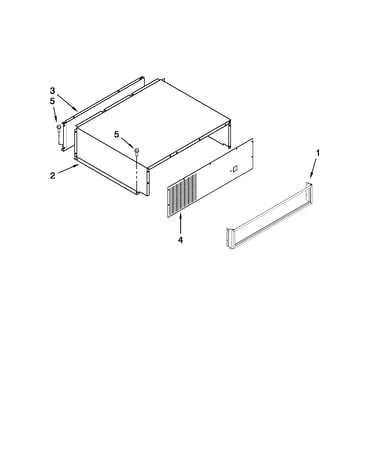 Top grille and unit cover parts