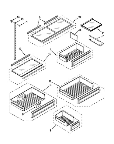 Shelf parts