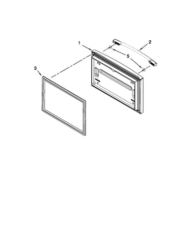 Freezer door parts