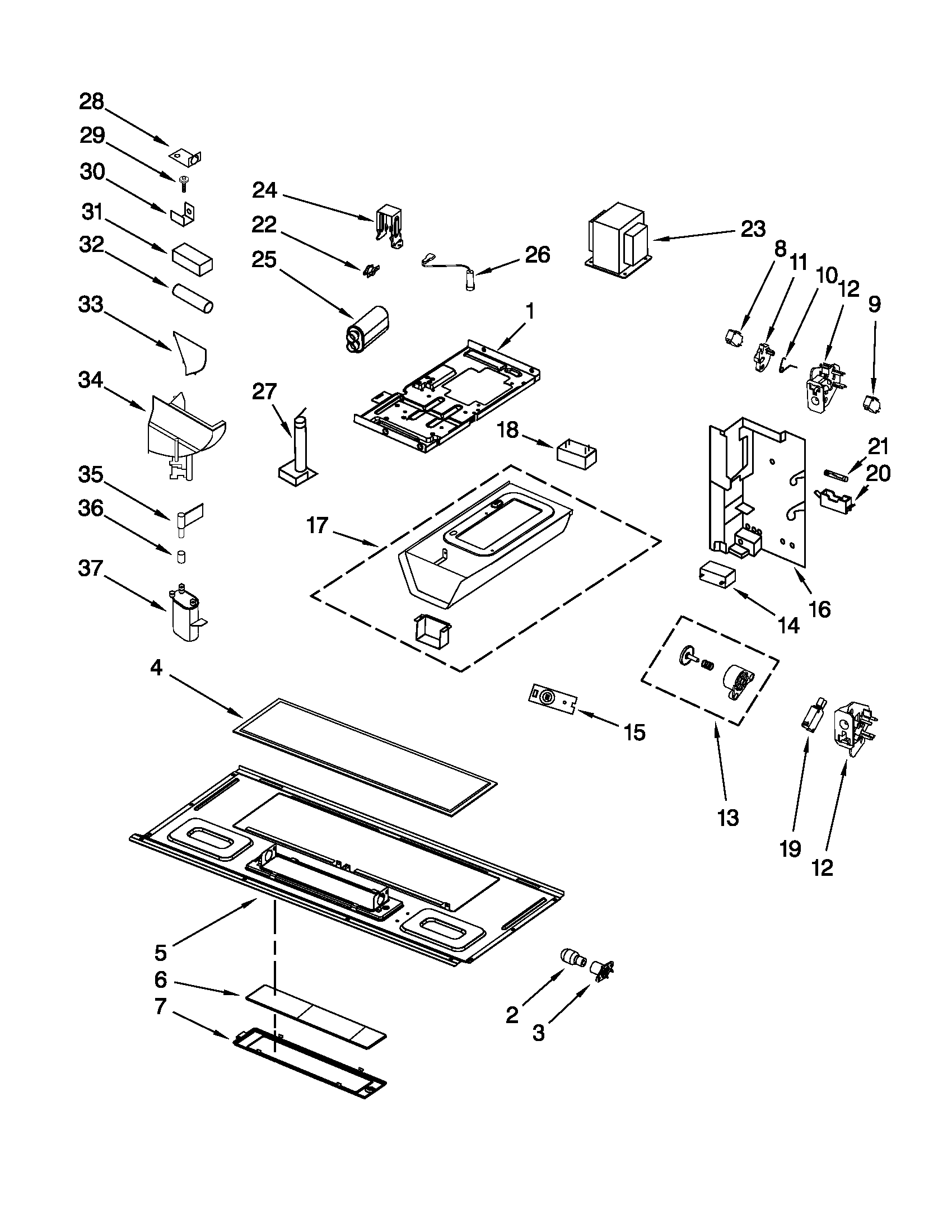 INTERIOR AND VENTILATION PARTS