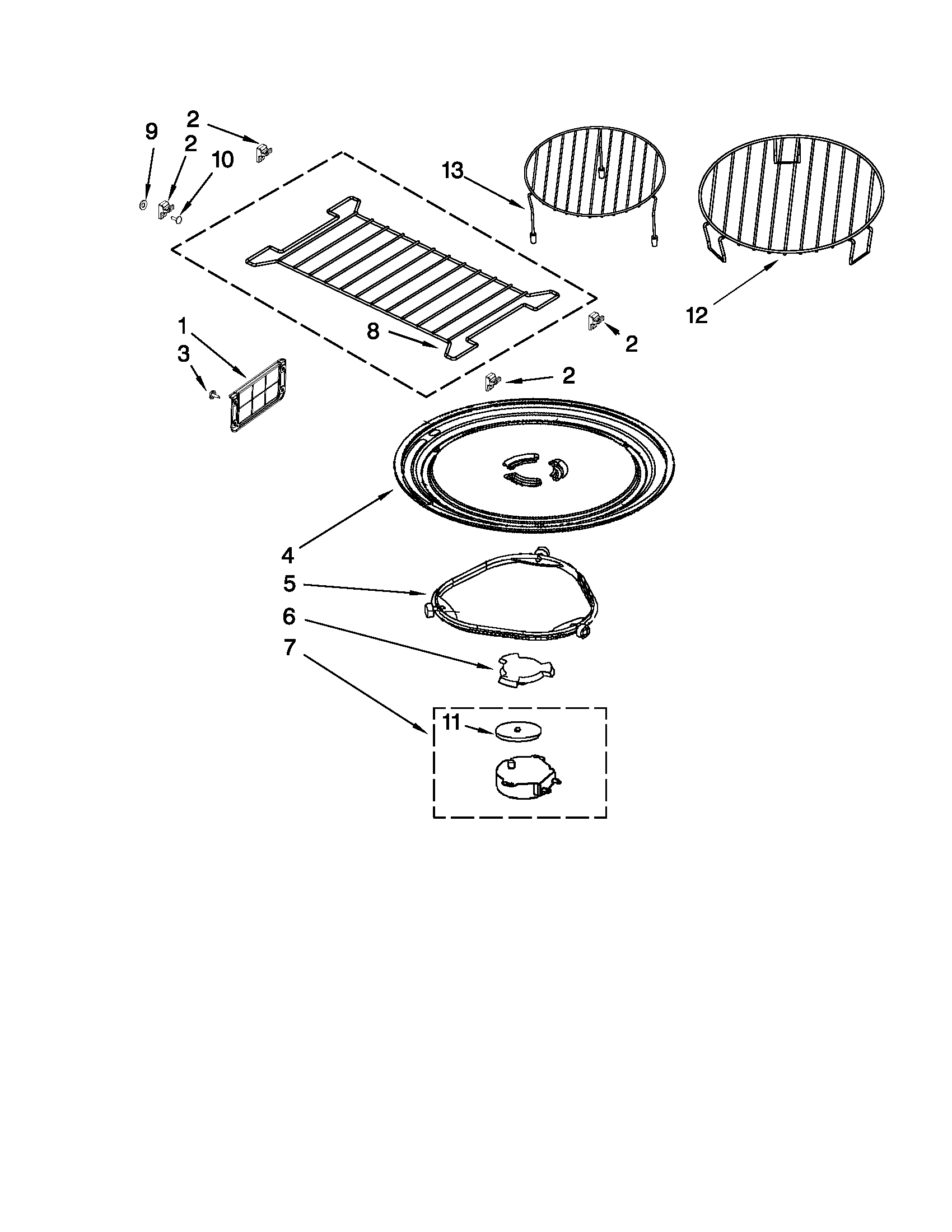 Turntable parts