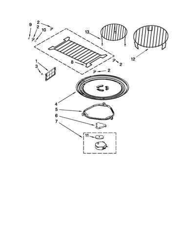 Turntable parts
