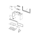 Maytag MMV6180WW0 cabinet and installation parts diagram