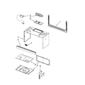 Maytag MMV6180WW0 cabinet and installation parts diagram