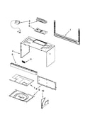 Cabinet and installation parts