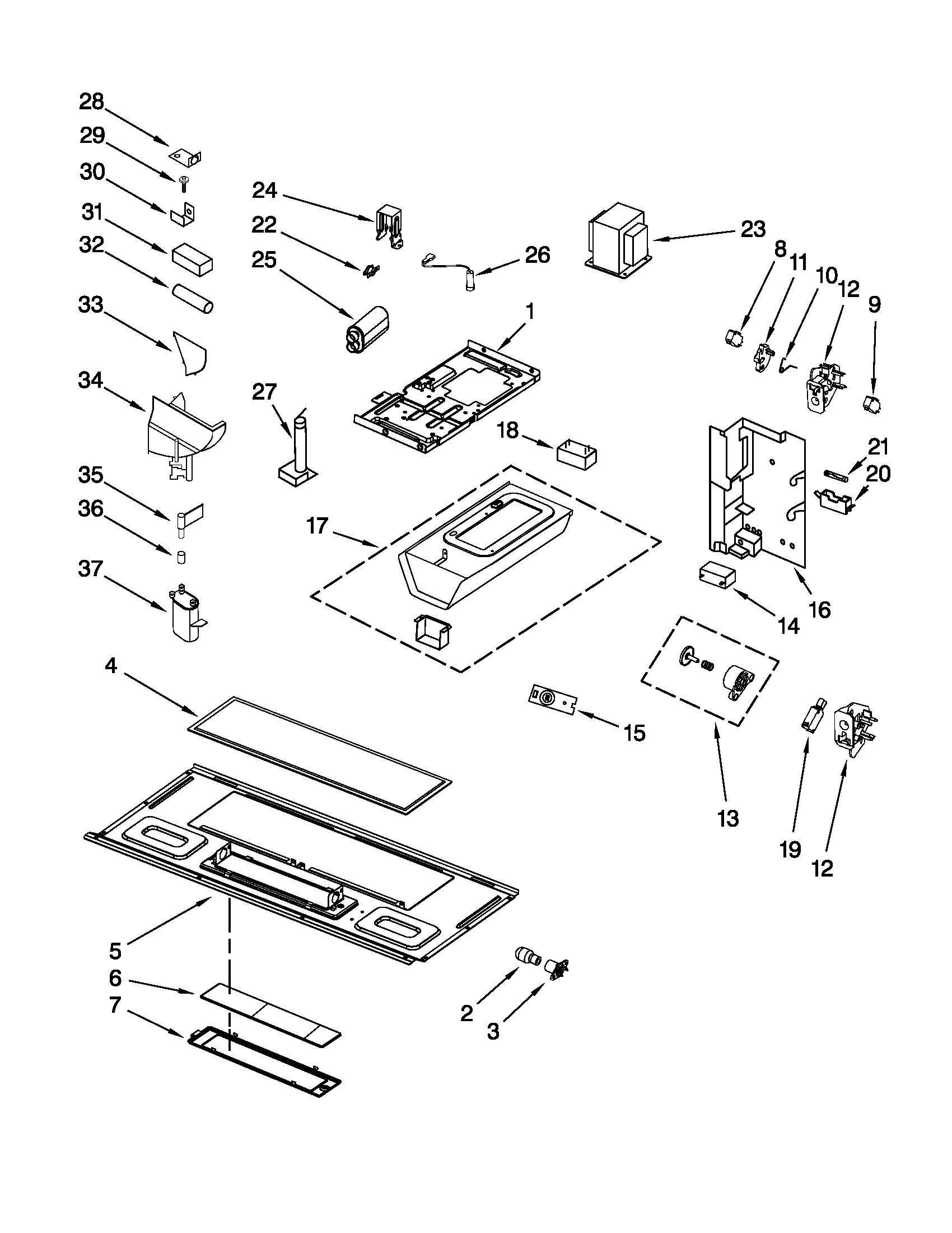 INTERIOR AND VENTILATION PARTS