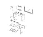 Maytag MMV6180WS1 cabinet and installation parts diagram