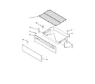 Amana AER5522VCW1 drawer & broiler parts diagram