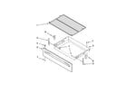 Amana AER5524XAD1 drawer & broiler parts diagram