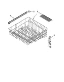 Upper rack and track parts
