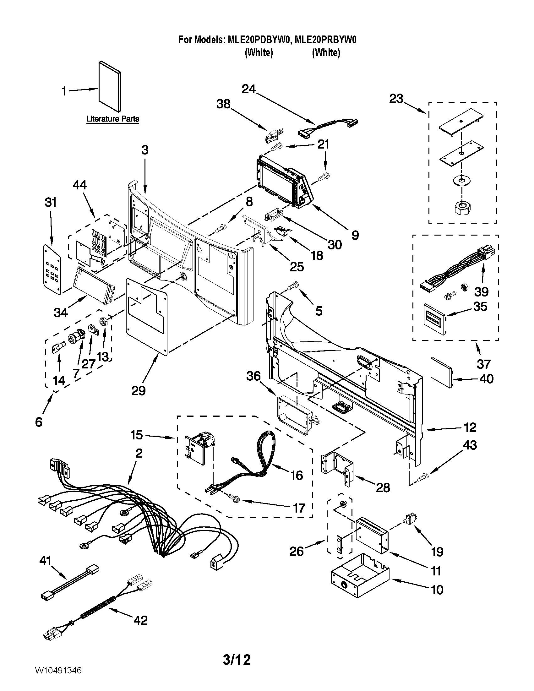 CONTROL PANEL PARTS