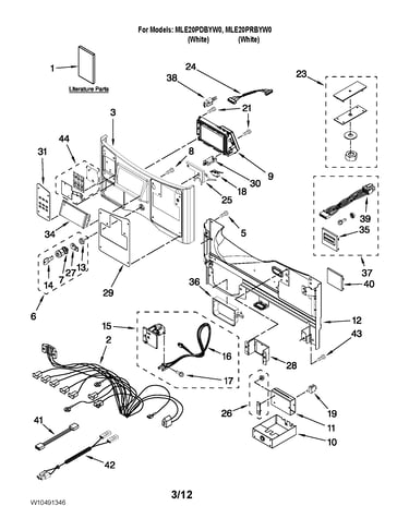 Control panel parts