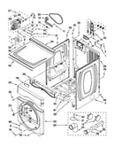 Dryer cabinet parts