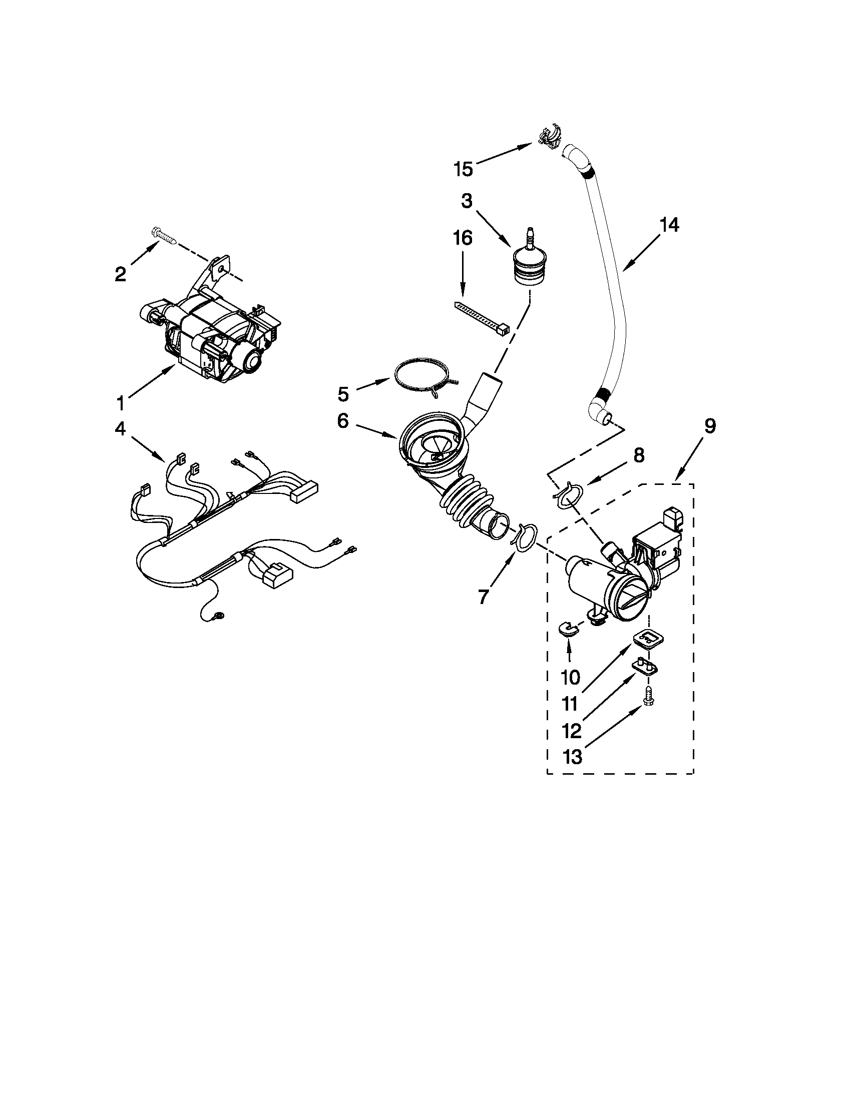 Pump and motor parts