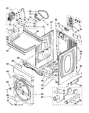 Dryer cabinet parts