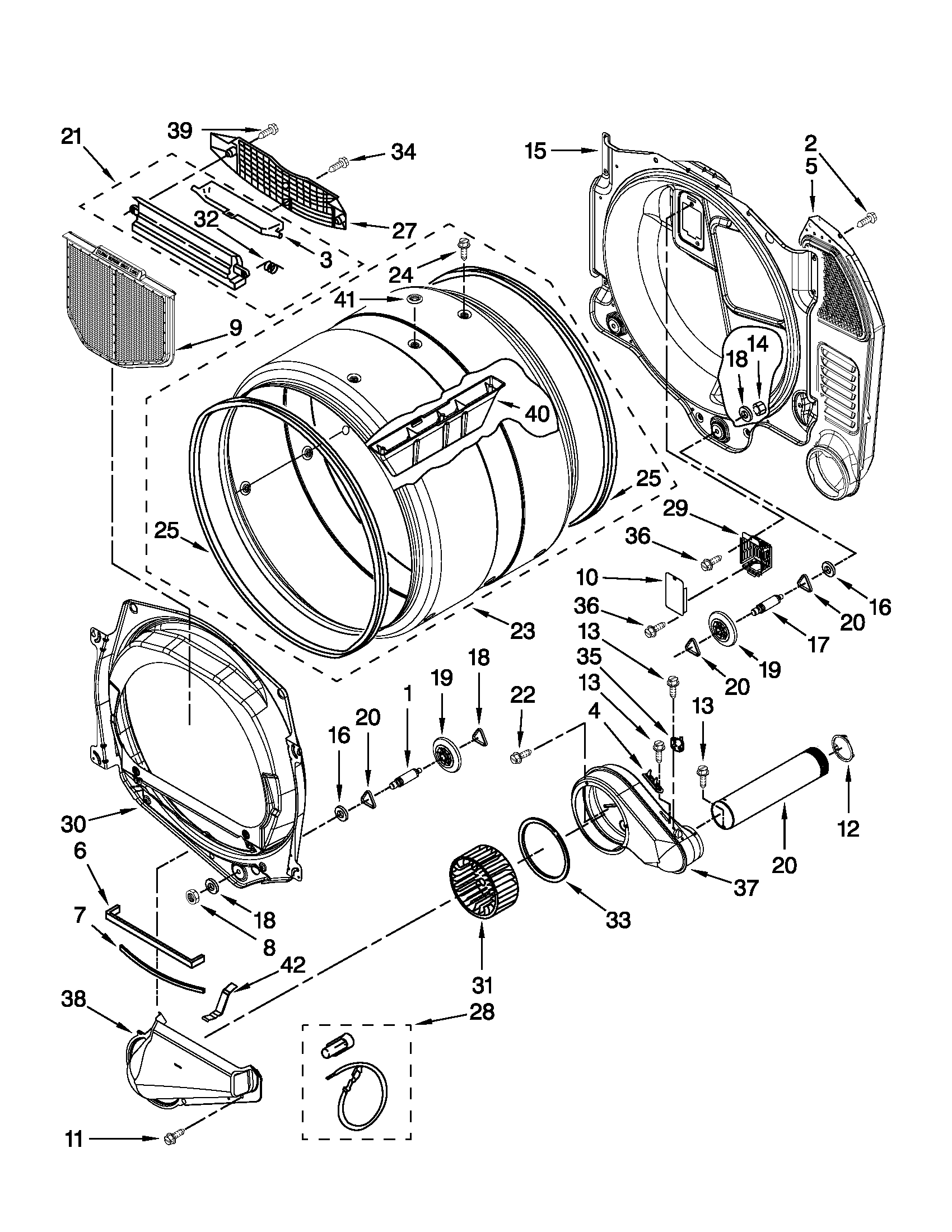 Bulkhead and blower parts