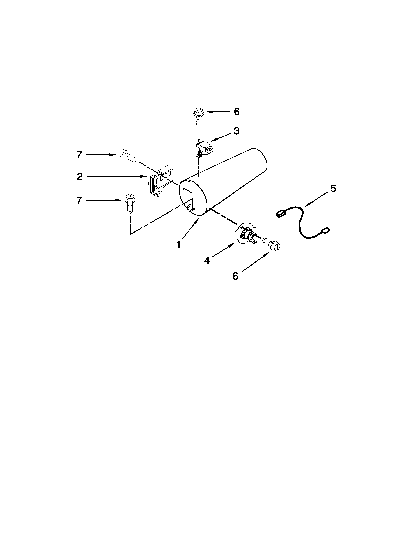 Dryer heating parts - gas