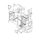 Maytag MLE20PDBZW0 washer cabinet parts diagram