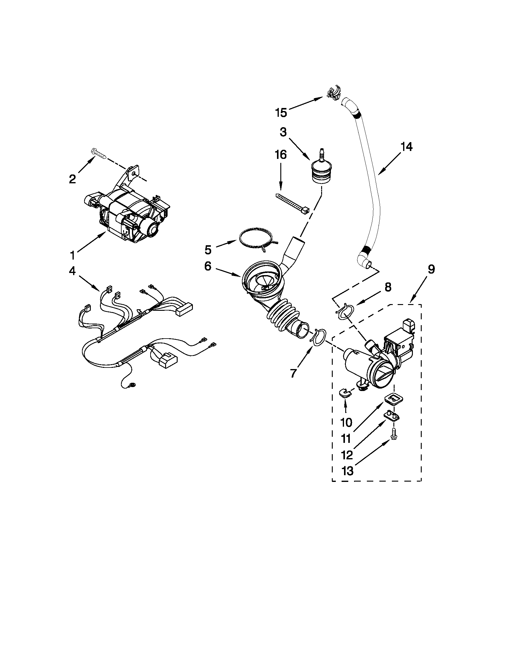 Pump and motor parts