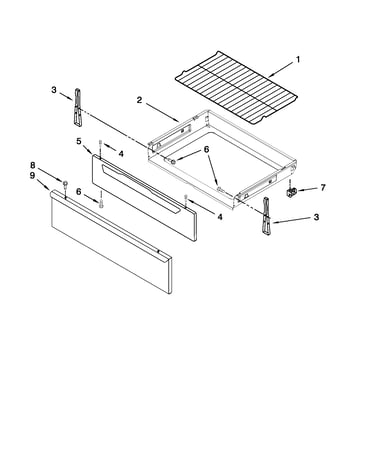 Drawer & broiler parts