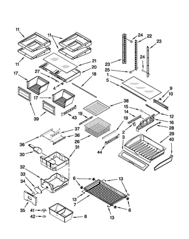 Shelf parts