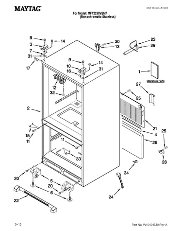 Cabinet parts