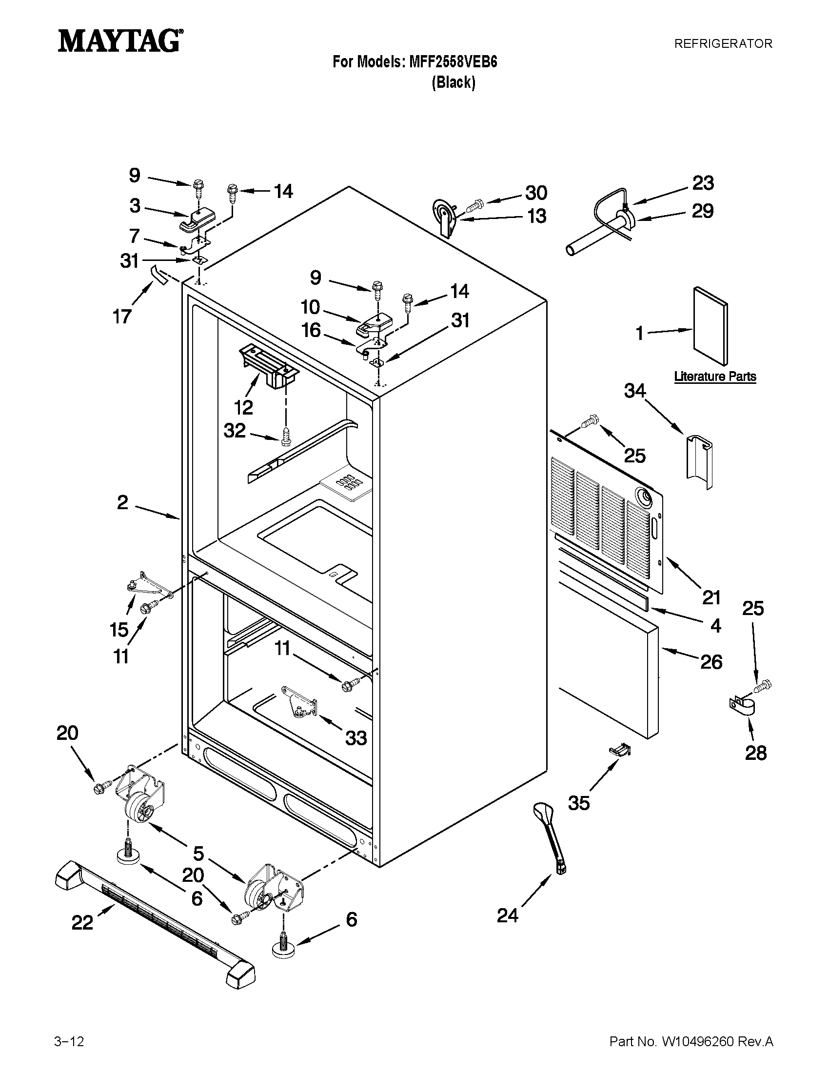 CABINET PARTS
