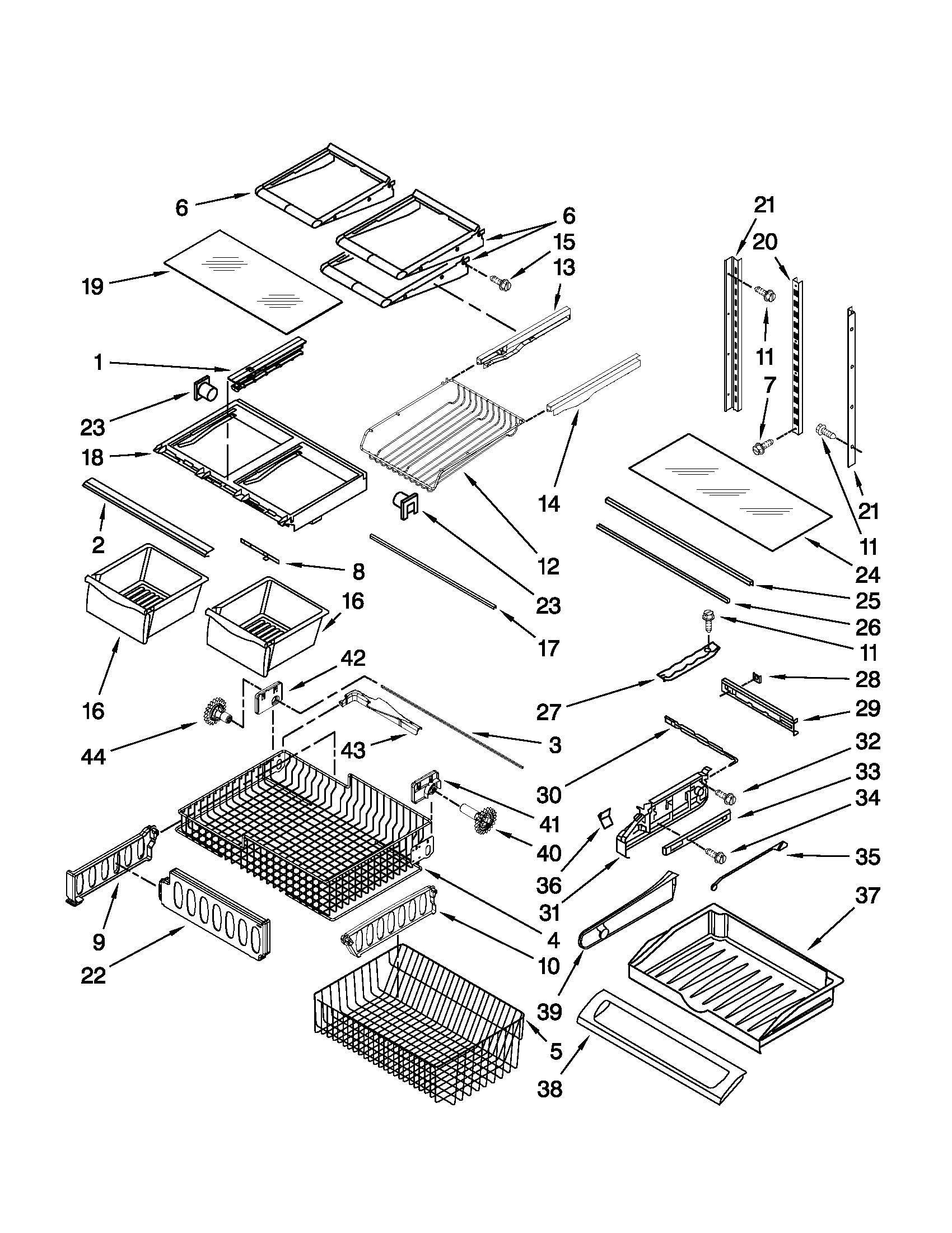 SHELF PARTS