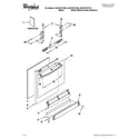 Whirlpool GU2275XTVY0 door and panel parts diagram