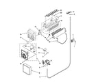 Whirlpool ED2DHEXWL00 icemaker parts diagram
