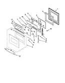 Oven door parts