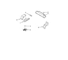 Whirlpool RMC305PVQ01 latch parts diagram