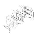 Microwave door parts