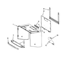 Cabinet and installation parts