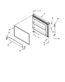 Freezer door parts