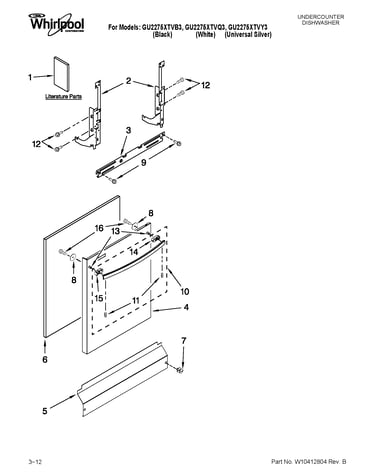 Door and panel parts