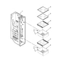 Whirlpool GSS30C7EYB00 freezer liner parts diagram