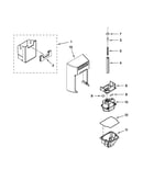 Motor and ice container parts
