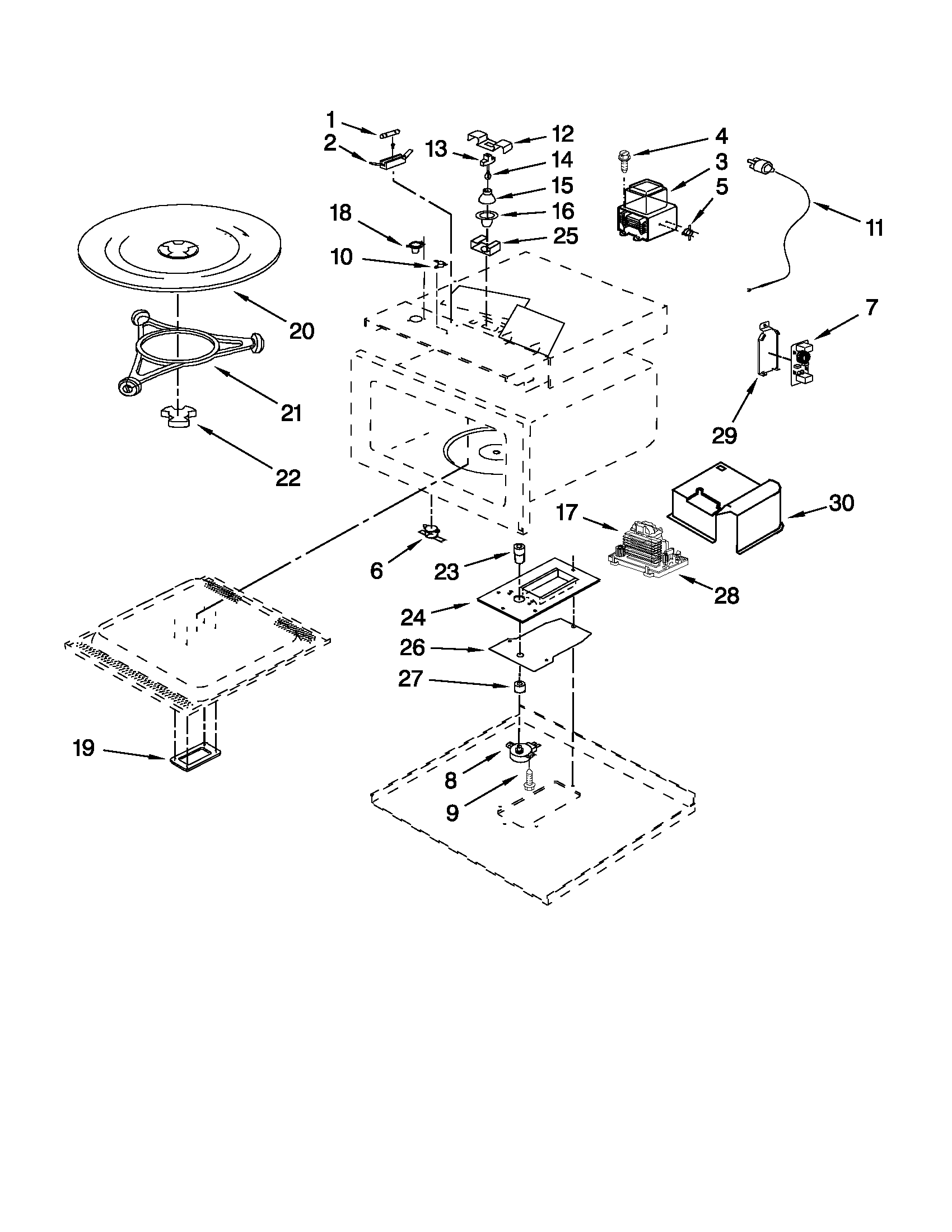 Oven interior parts