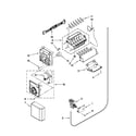 Whirlpool GSS30C7EYW03 icemaker parts diagram