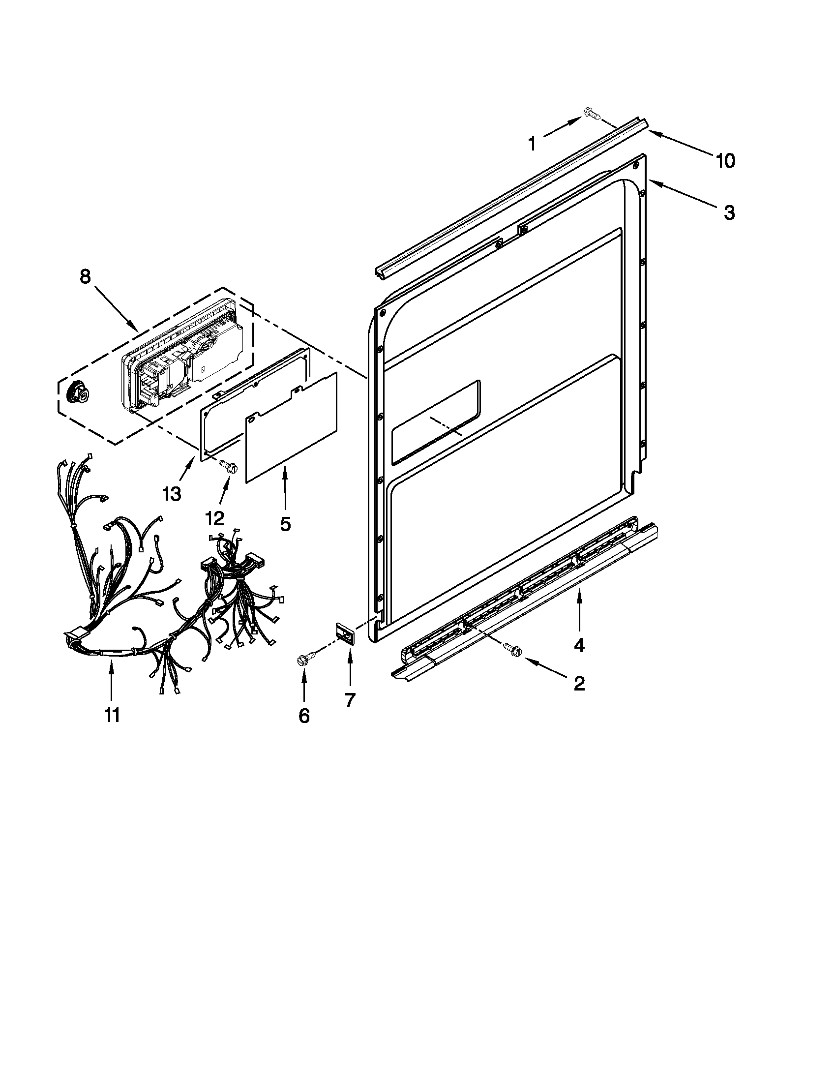 Inner door parts