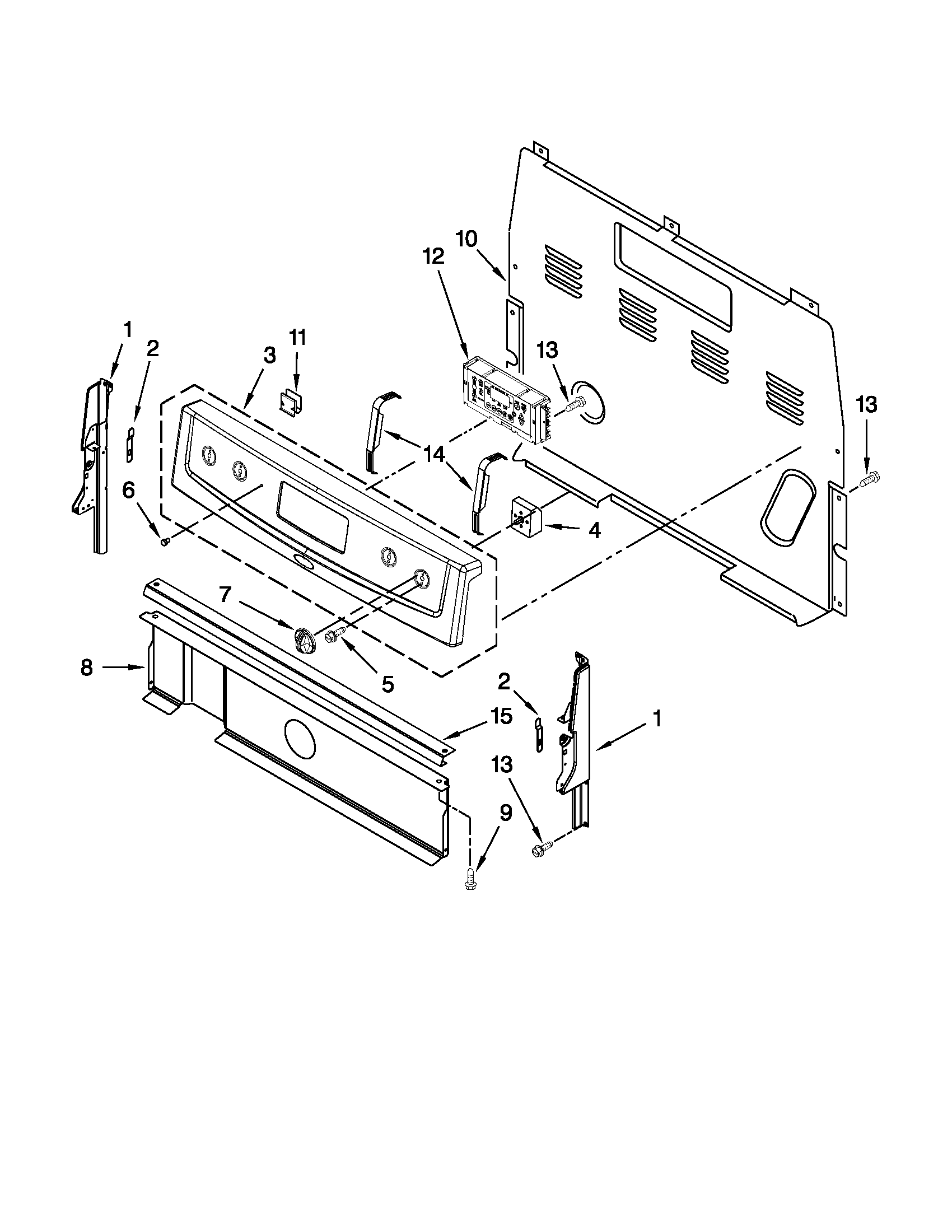Control panel parts